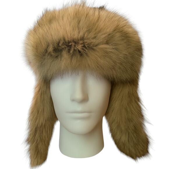 Canada Goose Camo Aviator Hat L/XL - Coyote Fur Trim - Made in Canada - Picture 2 of 6